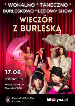 Wieczór z Burleską w Restauracji pod Złotą Pipą