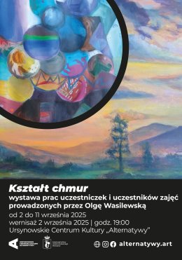 „Kształt chmur” | wystawa prac uczestniczek zajęć prowadzonych przez Olgę Wasilewską