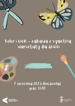 „Kolor i cień – zabawa z symetrią” | warsztaty dla dzieci