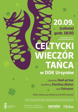 Celtycki Wieczór Tańca w DOK Ursynów