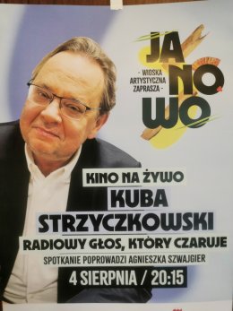 „Głos, który czaruje”. Kino na żywo z Kubą Strzyczkowskim