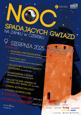Noc spadających gwiazd na zamku w Czersku 2025