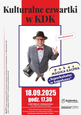 Pokaz Magika Kacpra „Superbohater w kapeluszu”