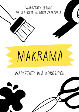 Letnie warsztaty dla dorosłych: Makrama