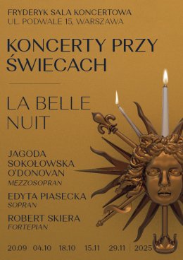 Koncert przy Świecach - La Belle Nuit | Jagoda Sokołowska O'Donovan i Edyta Piasecka
