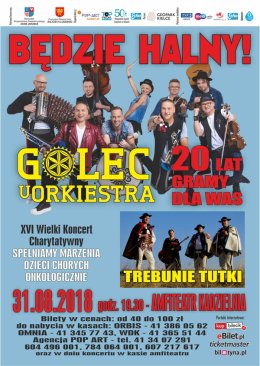 XVI Wielki Koncert Charytatywny: Golec uOrkiestra i Trebunie Tutki