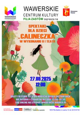 Spektakl teatralny dla dzieci "Calineczka" w Zastowie