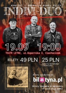 Koncert INDIVI-DUO + promocja nowego krążka