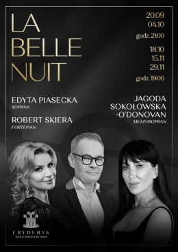 Koncert przy Świecach - La Belle Nuit | Jagoda Sokołowska O'Donovan i Edyta Piasecka