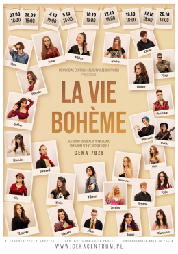 La Vie Boheme - musical Średzkiej Sceny Musicalowej