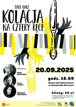 Spektakl Kolacja na cztery ręce