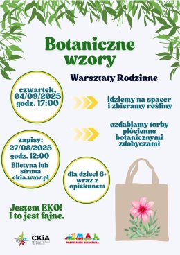 Botaniczne Wzory - warsztaty rodzinne