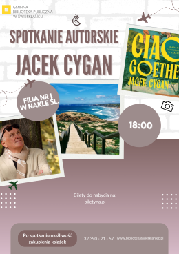 Spotkanie autorskie z Jackiem Cyganem