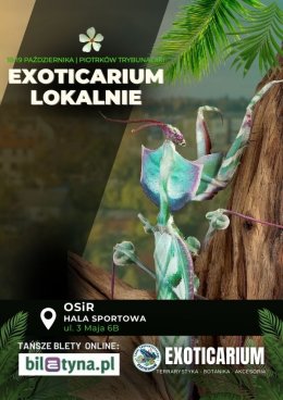 EXOTICARIUM LOKALNIE Targi Terrarystyczne Piotrków Trybunalski dwudniowe 18-19 października