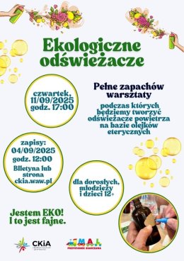 Ekologiczne Odświeżacze - warsztaty pełne zapachów