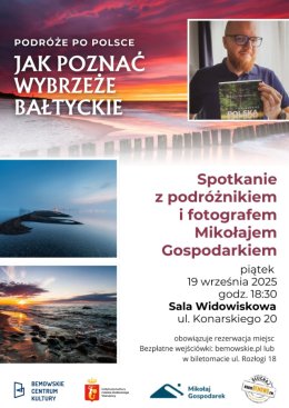 Cykl spotkań z podróżnikami: “Jak poznać wybrzeże Bałtyckie”?
