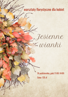 18.10 Twórcze Siedlisko - Jesienne Wianki