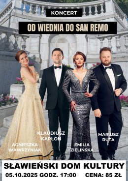 Koncert: Od Wiednia do San Remo