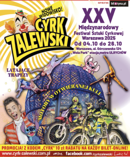 Cyrk Zalewski - XXV Międzynarodowy Festiwal Sztuki Cyrkowej Warszawa 2025