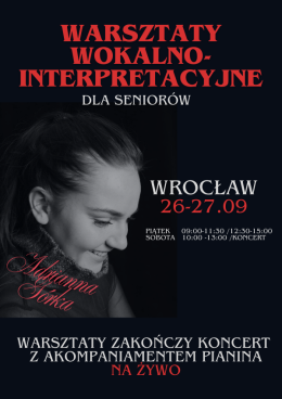 Warsztaty Festiwalowe z Adrianną Górką & Sceną pod Regałem