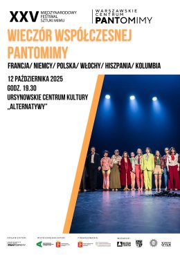 „Wieczór współczesnej pantomimy” | Francja, Polska, Niemcy, Hiszpania, Włochy, Kolumbia