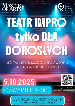 IMPRO dla dorosłych - Master of Arts