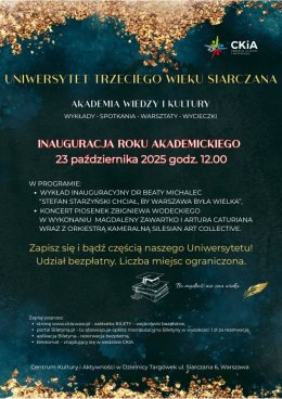 Uniwersytet Trzeciego Wieku Siarczana - inauguracja roku akademickiego 2025/2026