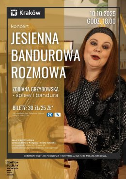 Koncert „Jesienna bandurowa rozmowa” Zoriana Grzybowska