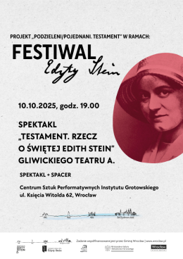 Testament. Rzecz o Świętej Edith Stein