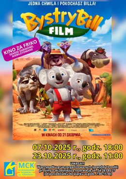 Bystry Bill - Kino za friko! (seanse darmowe, niebiletowane)