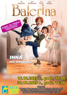 Balerina - Kino za friko! (seanse darmowe, niebiletowane)