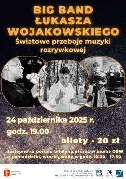 Światowe przeboje muzyki rozrywkowej - Łukasz Wojakowski BIG BAND