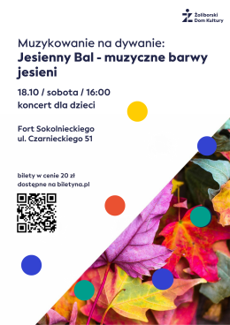 Koncert Muzykowanie na dywanie: "Jesienny bal – muzyczne barwy jesieni"