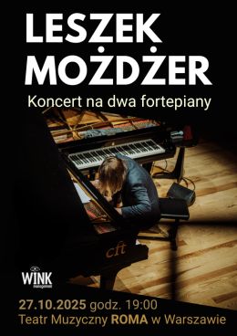 Leszek Możdżer Solo - koncert na dwa fortepiany