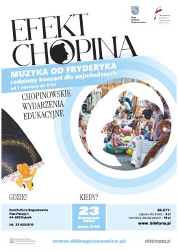 Efekt Chopina: Muzyka od Fryderyka - rodzinny koncert dla najmłodszych