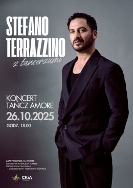 TAŃCZ AMORE – KONCERT STEFANO TERRAZZINO - wieczór włoskiej pasji i jesiennych emocji dla dorosłych.