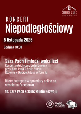 Koncert niepodległościowy - Sara Pach i młodzi wokaliści