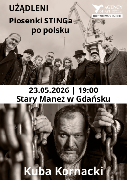 Użądleni - piosenki Stinga po polsku, nowe aranżacje. Kuba Kornacki z zespołem.