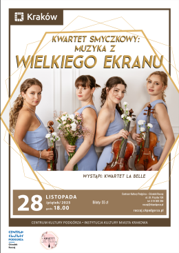 Kwartet smyczkowy: muzyka z wielkiego ekranu