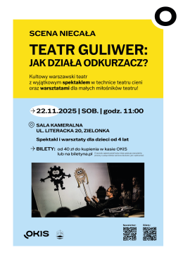 Teatr Guliwer „Jak działa odkurzacz?”
