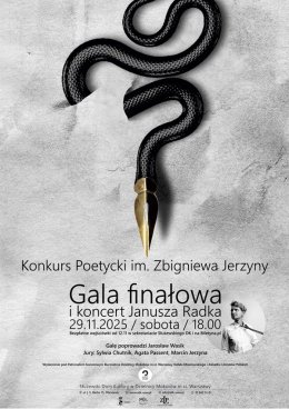 Konkurs Poetycki im. Zbigniewa Jerzyny - gala finałowa. Recital Janusza Radka