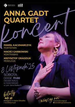 Anna Gadt Quartet (zmiana terminu z 13.07.2025 r.)