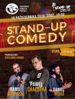 Stand-up Siedlce: Chałupka, Ozimiński, Midas