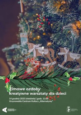 „Zimowe ozdoby” | kreatywne warsztaty dla dzieci