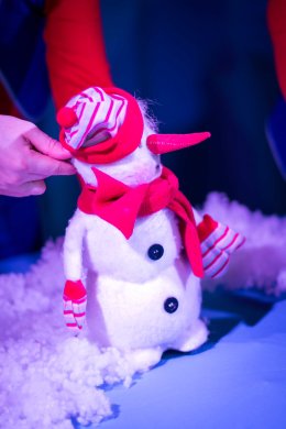 „Do Słoneczka!”  Historia o małym Bałwanku, który miał wielkie serce.