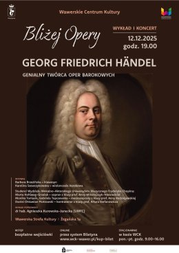 BLIŻEJ OPERY GEORG FRIEDRICH HÄNDEL