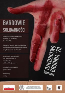 MIĘDZYPOKOLENIOWY KONCERT - DZIEDZICTWO GRUDNIA ‘70