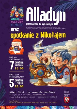 Spektakl "Alladyn" i spotkanie ze Świętym Mikołajem