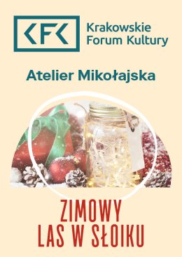 Zimowy las w słoiku | Atelier Mikołajska