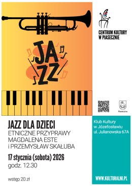 JAZZ DLA DZIECI. ETNICZNE PRZYPRAWY. MAGADALENA ESTE I PRZEMYSŁAW SKAŁUBA